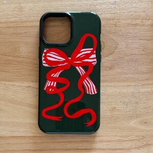 Festive Green and Red Phone Case